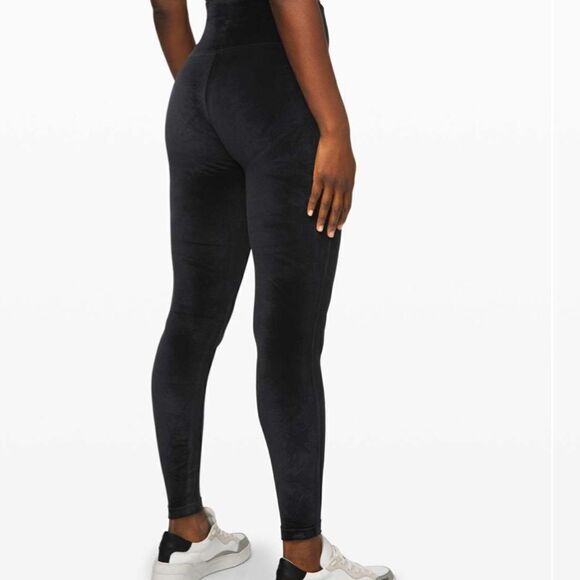 Lululemon Wunder Lounge High Rise Tight Velvet Black - Picture 9 of 12